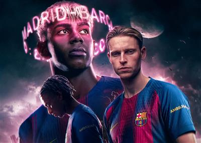 Le clou de ce soir ! Barcelone publie officiellement l'affiche du Clasico : Yamal et De Jong apparaissent