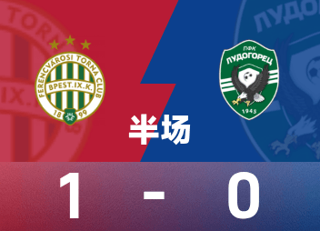 Mi-temps de la Ligue Europa : Kanikovsky marque, Ferencvaros 1-0 Ludogorets