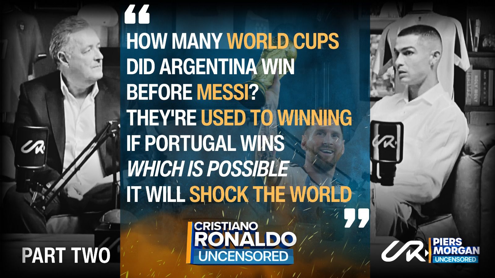 Aperçu de l'interview de Cristiano Ronaldo : combien de Coupes du monde l'Argentine a-t-elle remportée avant Messi ? Le Portugal va choquer le monde