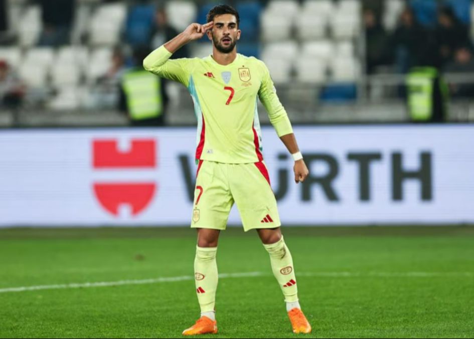 Statistiques de Torres contre la Géorgie: 1 but, 1 passe décisive, 1 but et 12 yards