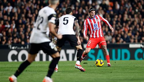 Valence contre Atlético Madrid