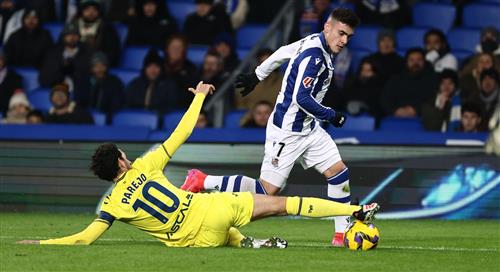 Real Sociedad contre Villarreal